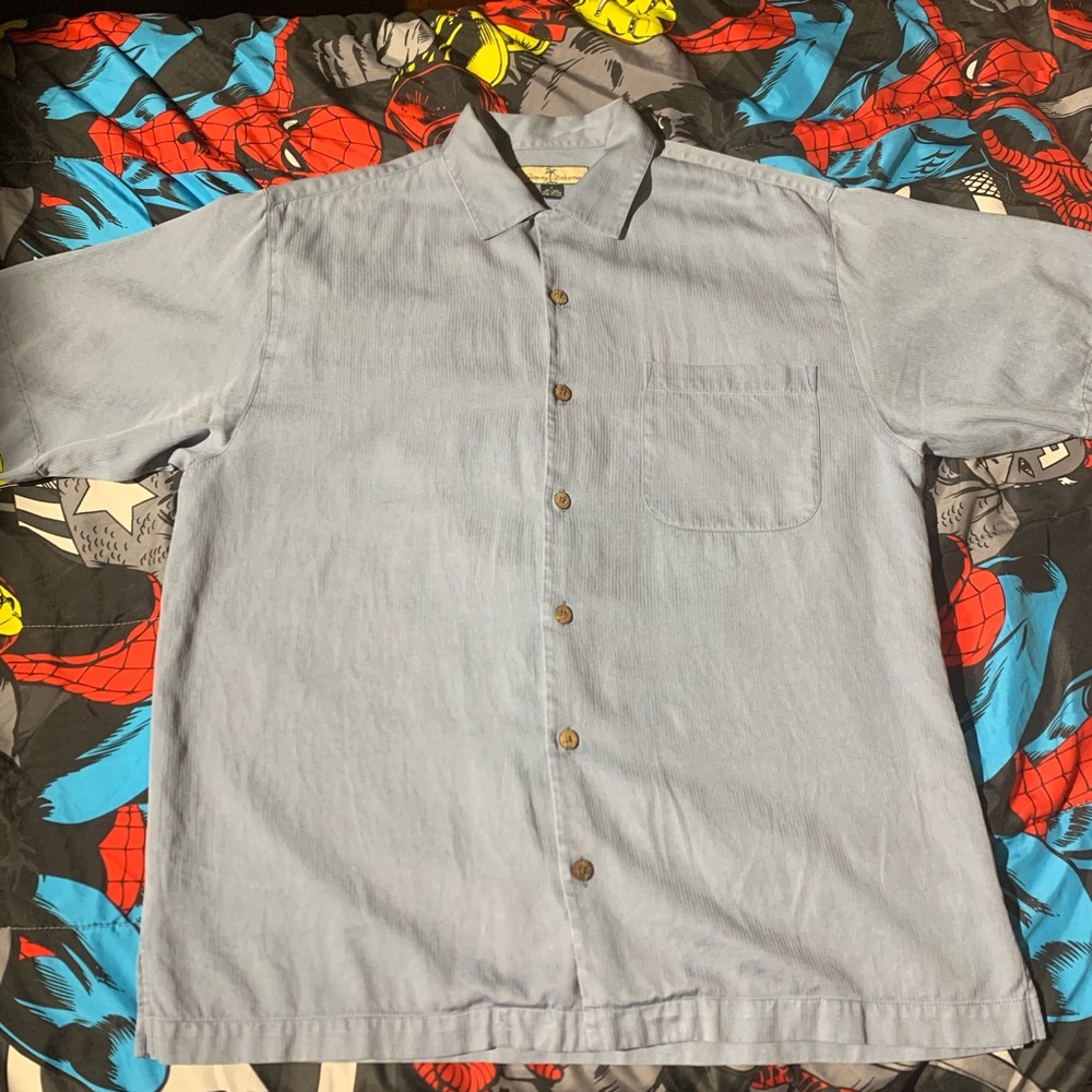 Tommy Bahama Mens relax short sleeve button down S